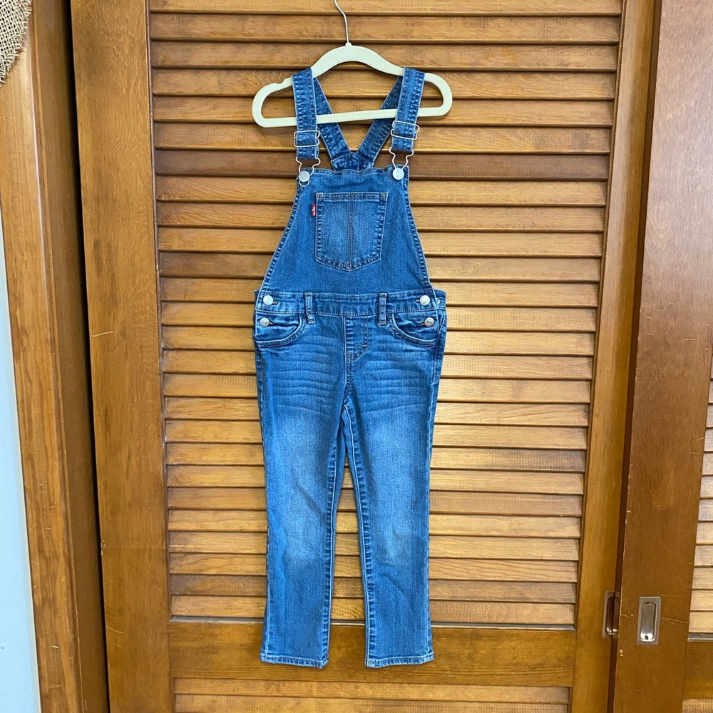 Levi’s Girls Blue Denim Overalls